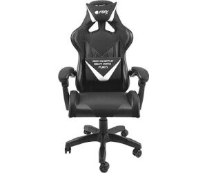 Silla gaming fury avenger l negra -  blanca