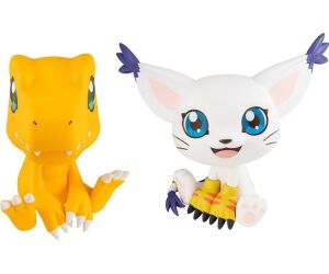 Figuras megahouse digimon lookup pack agumon & tailmon