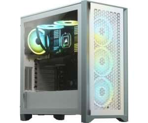 Caja Semitorre Atx 4000d Airflow Tg White Corsair