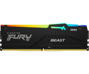 Memoria RAM Kingston FURY Beast RGB 32GB/ DDR5/ 5600MHz/ 1.25V/ CL40/ DIMM