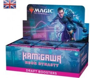 Juego de cartas caja de sobres draft wizards of the coast magic the gathering kamigawa neon dinasty 36 sobres ingles