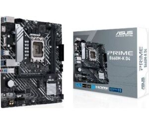 ASUS Placa Base PRIME B660M-K D4  mATX 1700