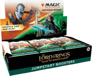 Caja de cartas magic the gathering jumpstart boosters the lord of the rings 18 unidades ingls