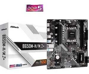 Asrock B650M-H/M.2+ AMD B650 Zócalo AM5 micro ATX