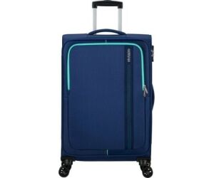 Maleta de Cabina American Tourister Sea Seeker Spinner 68cm/ 68x43x25cm/ 4 Ruedas/ Marino Combate