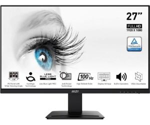 MSI MP273A Monitor 27" IPS FHD 16:9 VGA DP HDMI MM