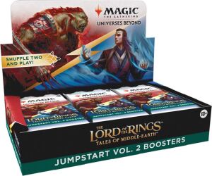 Caja de cartas  magic the gathering lord of the rings tales of middle - earth jumpstart vol. 2 ingls