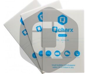 Laminas de proteccion frontales qcharx hidrogel antiblue qx1 50 unidades