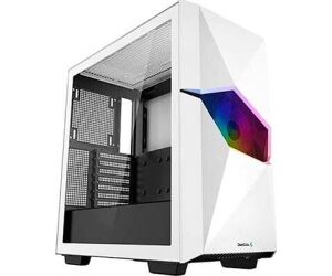 Caja gaming deepcool cyclops argb cristal templado usb tipo c blanca