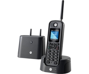 MOTOROLA O201 Telefono DECT Largo Alcance Negro