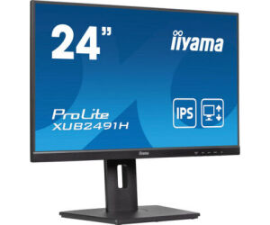 Monitor Iiyama 24", Panel Ips, 100hz, Hdmi, Display Ports. (no Altavoces). Regulable.