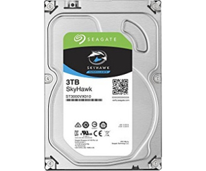 Disco duro interno hdd 3.5pulgadas  3tb sata 3 seagate 256mb skyhawk 3.5  - cache 256mb - sata 6gbs -  5900rpm - nas st3000vx009