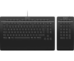 3Dconnexion Keyboard Pro with Numpad teclado USB Negro