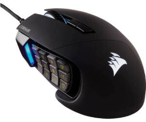 Corsair Scimitar RGB Elite ratón mano derecha USB tipo A Óptico 18000 DPI