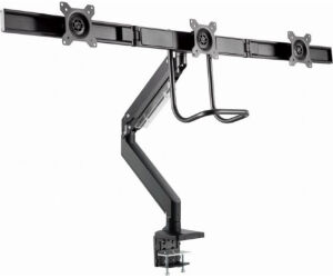 Soporte Gembird Ajustable De Mesa Para 3 Monitores