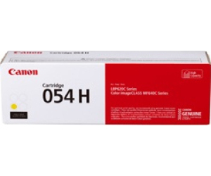 Toner canon 054h amarillo 2300 pag lbp622 -  mf641 -  mf644 -  lbp621 -  lbp623 -  mf641 -  mf643 -  mf645