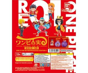 Set gashapon figuras bandai lote 2o articulos one piece no mi reproduced edition