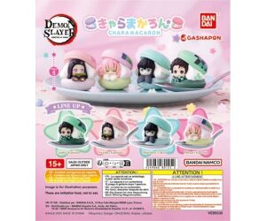 Surtido gashapon bandai figuras lote 20 articulos demon slayer macaron mascot