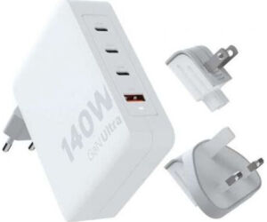 Cargador de Pared Universal Xtorm XVC2140/ 3xUSB Tipo-C/ 1xUSB + Cable USB Tipo-C/ 140W