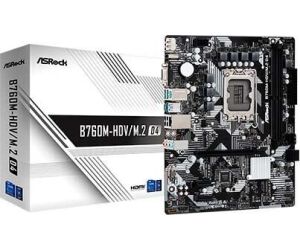 Asrock B760M-HDV/M.2 D4 Intel B760 LGA 1700 micro ATX