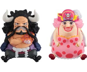 Set figuras megahouse lookup one piece kaido the beast & big mom