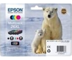 Multipack epson t263640 26xlxp - 510 - 520 - 600 - 605 - 610 -  oso polar