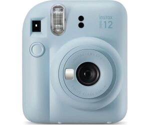 Camara fujifilm mini instax 12 flash -  autoexposicion -  azul pastel