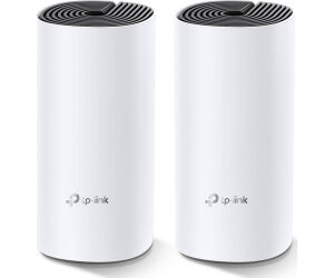 TP-LINK Deco M4(2-pack) router inalámbrico Doble banda (2,4 GHz / 5 GHz) Gigabit Ethernet Negro, Blanco