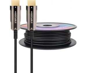 NANOCABLE CABLE HDMI V2.0 AOC 4K@60HZ 18Gbps NEGRO 80 M