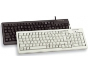 Teclado cherry slim reducida pad numerico usb negro