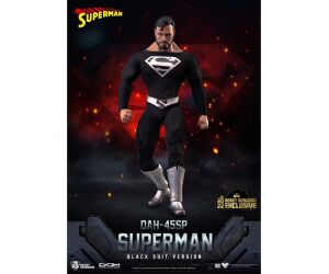 Figura beast kingdom dc comics superman dynamic8h traje negro especial