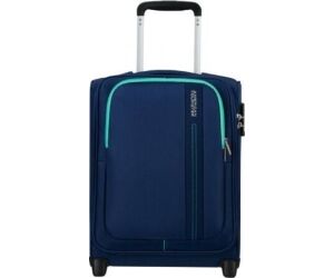 Maleta de Cabina American Tourister Sea Seeker Upright/ 45x36x20cm/ 2 Ruedas/ Marino Combate