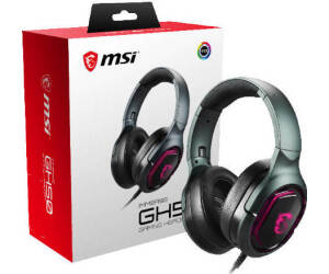 MSI Immerse GH50 Auriculares Alámbrico Diadema Juego Negro