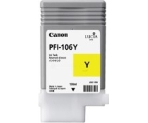 Cartucho canon pfi106y amarillo ipf6400se -  ipf6300s -  ipf6400s -   ipf6300 -  ipf6350 -  ipf6400 -  ipf6450