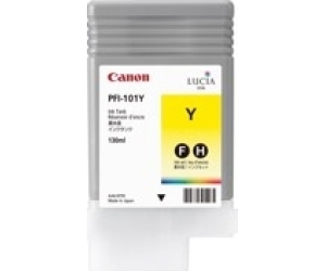 Cartucho canon pfi - 101y amarillo ipf5000 -  ipf5100 -  ipf6000s -  ipf6100 -  ipf6200