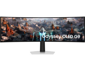 Monitor Gaming Ultrapanormico Curvo Samsung Odyssey OLED G9 S49CG934SU 49"/ Dual QHD/ 0.03ms/ 240Hz/ OLED/ Multimedia/ Plata