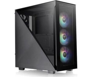 Caja Thermaltake Divider 300 Tg Argb Atx 2xusb 3.2 Sin Fuente Negro