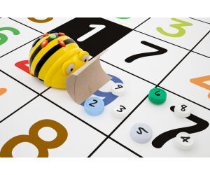 Tapete blanco tilk bee - bot + fichas para tapete infantil