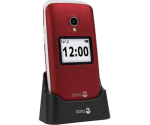 Telefono movil senior doro 2424 2.4pulgadas 16mb 8mb rojo t3mpx