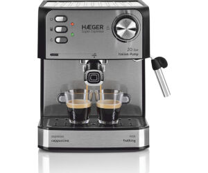 Cafetera Super Espresso 20 Bar Negro Haeger