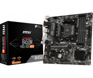 Placa Base Msi B450m Pro-vdh Max Am4 Matx 4xddr4