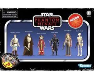 Figuras hasbro star wars phantom menace retro collection