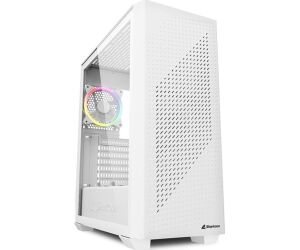 Caja ordenador gaming sharkoon midi vs9 atx cristal templado usb 3.2 blanca