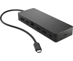 Docking USB Tipo-C HP 50H55UT/ 1xUSB Tipo-C/ 2xUSB/ 1xHDMI/ 1xDisplayPort/ 1xRJ45/ 1xUSB Tipo-C PD/ Negro y Azul