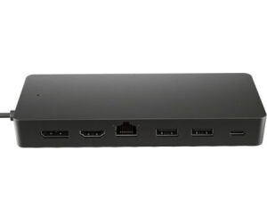 Docking USB Tipo-C HP 50H55AA USB-C/ 2xUSB/ 1xHDMI/ 1xDisplayPort/ 1xRJ45/ 1xUSB Tipo-C PD/ Negro