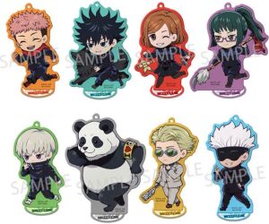 Set figuras acrlicas megahouse jujutsu kaisen toko toko mascot versin limitada