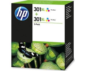 Pack cartucho tinta hp d8j46ae  2und 301xl color