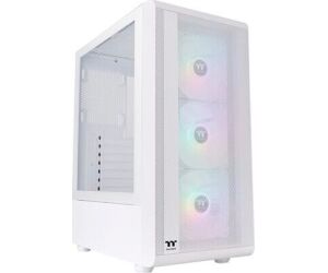 Caja Thermaltake S200 Tg Atx 2xusb 3.0 Argb Sin Fuente Blanco