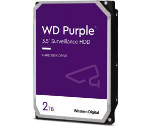 Disco duro interno hdd wd western digital purple wd22purz 2tb 3.5pulgadas sata 5400rpm 256mb