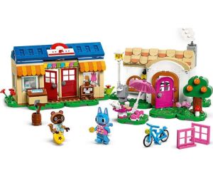 Lego animal crossing mininook y la casa de minina